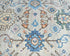 12 Ft Silver Gray Aryana Afghan Hand Knotted Veg Dye Wool Runner Rug